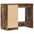 vidaXL Stôl dymový dub 90x45x76 cm spracované drevo