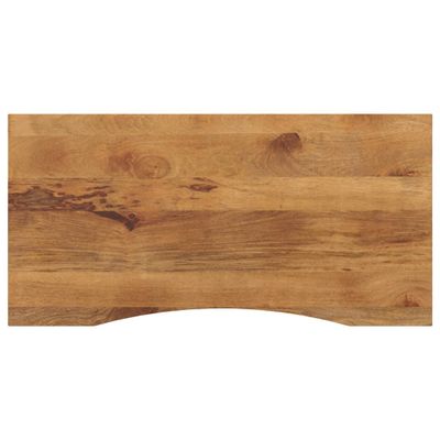 vidaXL Stolová doska so zakrivením 140x60x2,5 cm surový mangový masív