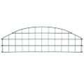 vidaXL Oblúkový záhradný plot 77,3x26 cm, zelený