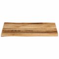 vidaXL Stolová doska živá hrana 80x60x2,5 cm masívny surový mangovník