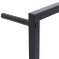 vidaXL Stojan na uteráky čierny 45x10x115 cm oceľ