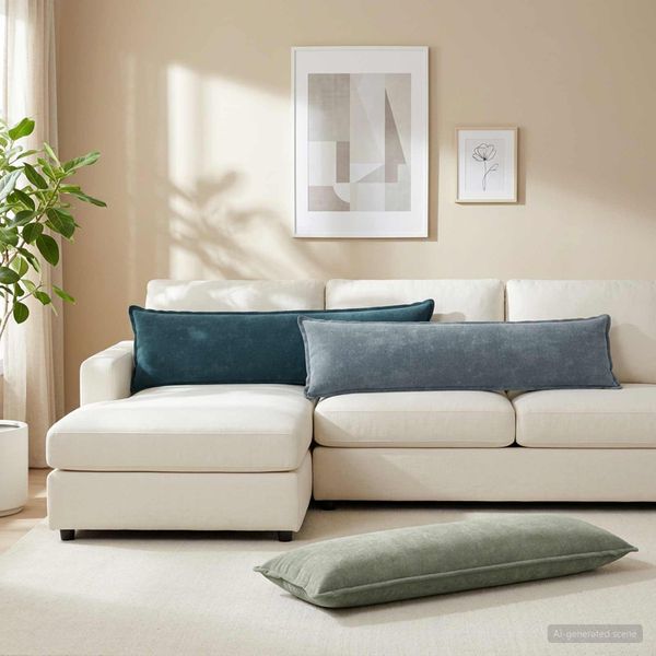 vidaXL Poťah na podložku 2 ks HOUTEN Zelená 40 x 145 cm