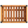 vidaXL Záhradný kvetináč 45x30x27,5 cm masívna akácia a oceľ