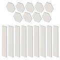 GoSmart LED svietidlo Lines white, 9 dielov, 34 W, RGBIC stmievateľné, WiFi