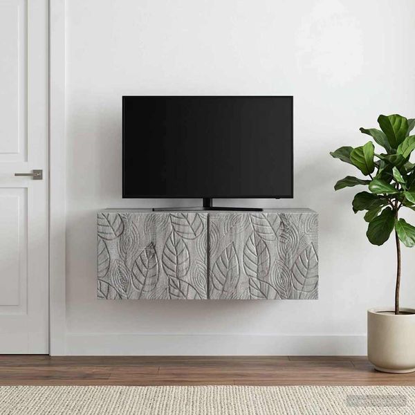 vidaXL Nástenná TV skrinka 59,5 x 41 x 30 cm Sivý Sonoma