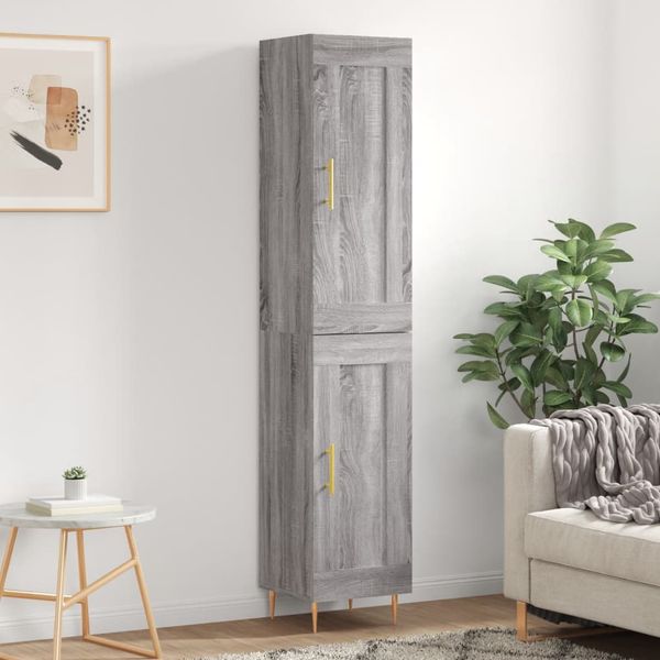 vidaXL Vysoká skrinka dub sonoma 34,5x34x180 cm spracované drevo