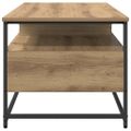 vidaXL Konferenčný stolík Dub artisan 100 x 51 x 45 cm