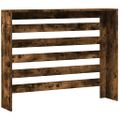 vidaXL Kryt na radiátor dymový dub 104x20x82 cm kompozitné drevo
