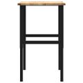 vidaXL pracovný stôl 100x60x(71,5-98) cm masívny dub