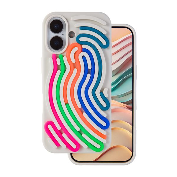 DIY hadí obal pre iPhone 17 6,3" béžová