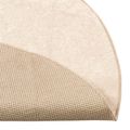 vidaXL Behúň MARSA Krémová 120 x 120 cm Polyester a PVC