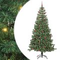 vidaXL Vianočný stromček Zelená 240 cm PVC