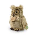 Plyšový vták sova/výr 17 cm ECO-FRIENDLY
