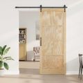 vidaXL Vnútorné dvere 83 x 232 cm Preglejka Prírodná