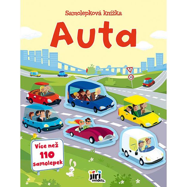 Knižka samolepková Autá