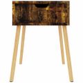 vidaXL Nočné stolíky 2 ks, tmavý dub 40x40x56 cm, kompozitné drevo