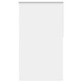 vidaXL Roleta Zatemnenie biela 135x210cm Šírka látky 131,6cm Polyester