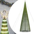 vidaXL LED vianočný stromček 1544 LED teplá biela 500 cm