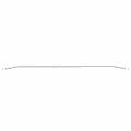 vidaXL Nosník plachty na prívesy 2 Strieborná 136-218 cm Hliník