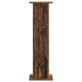 vidaXL Stojan na rastliny 2 ks Staré drevo 30,5 x 30 x 100,5 cm