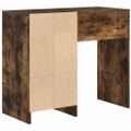 vidaXL Stôl Dymová dub Kompozitné drevo 90 x 37,5 x 75 cm