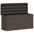 vidaXL Záhradný úložný box hnedý 280 l