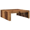 vidaXL Konferenčný stolík staré drevo 100x100x35cm drevotrieska