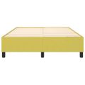 vidaXL Posteľný rám s boxspringom zelená 140x200 cm látka