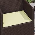 vidaXL Vankúše na sedenie 4 ks Polyester Krémová 47 x 36 x 2 cm