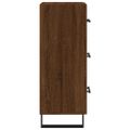vidaXL Komoda hnedý dub 34,5x34x90 cm spracované drevo