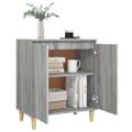 vidaXL Komoda sivý dub sonoma 60x35x70 cm spracované drevo
