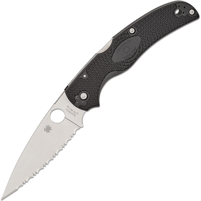 Spyderco C244SBK Native Chief Lightweight vreckový nôž 10,2 cm, Satin, čierna, FRN