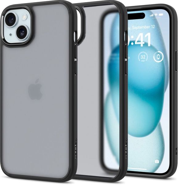 Spigen Ultra Hybrid puzdro pre iPhone 15 6,1" frost black