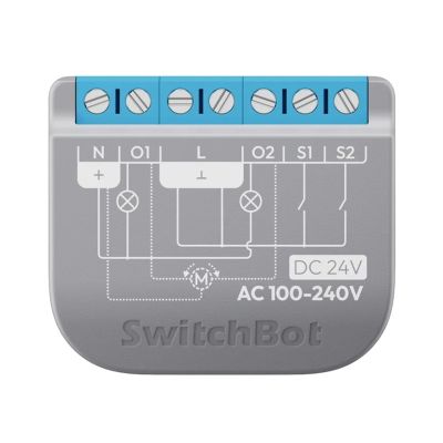 Inteligentný dvojkanálový prepínač SwitchBot Relay Switch 2PM