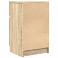 vidaXL Nočné stolíky 2 ks dub sonoma 39x35x65 cm kompozitné drevo