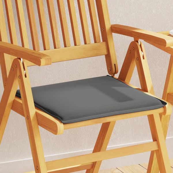 vidaXL Záhradné podsedáky 6 ks antracitové 45x45x2 cm štvorcové