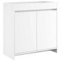 vidaXL Skriňa pod umývadlo do kúpeľne Biela 78,5 x 37,5 x 81 cm