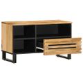 vidaXL TV skrinka 80x34x46 cm surový mangovníkový masív