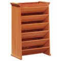 vidaXL Kvetináč na bylinky 6-poschodový voskový 69x40x101,5cm borovica