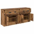 vidaXL Komody 2 ks Staré drevo 70 x 35,5 x 67,5 cm Kompozitné drevo