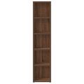vidaXL CD skrinky 2 ks hnedý dub 21x16x93,5 cm spracované drevo