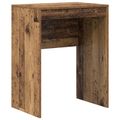 vidaXL Stôl Staré drevo 105,5 x 34 x 127 cm 2 ks