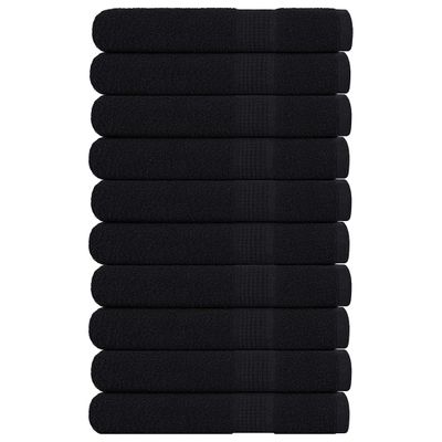 vidaXL Uteráky FROGN 10 ks čierne 100x200 cm 360 g/m²