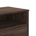 vidaXL TV stolík hnedý dub 122x34x41 cm kompozitné drevo