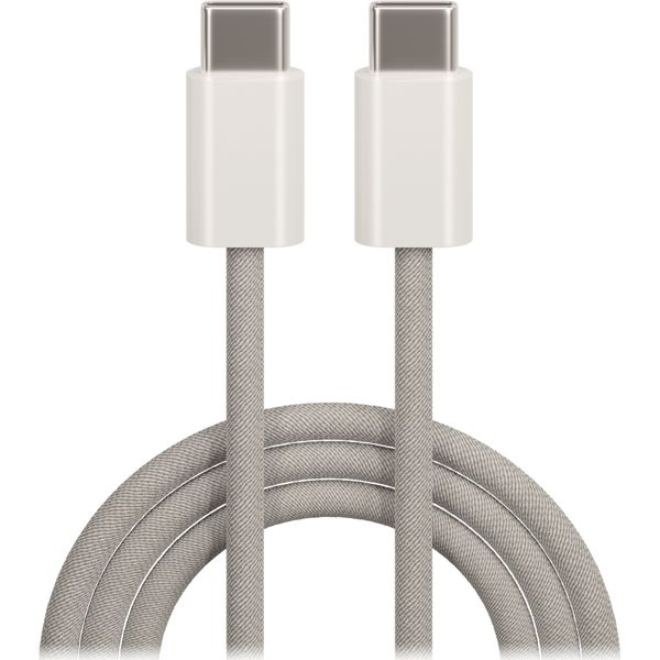 Maxlife MXUC-06 kábel USB-C - USB-C 1,0 m 20W sivý nylon