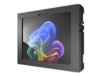 Compulocks - Škrin - exponovaný predný/zadný fotoaparát a senzory, naklápanie - pre tablet - secure - uzamykateľný - kovový rám - čierna - veľkosť obrazovky: 12" - montáž na stenu