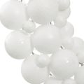 vidaXL Vianočný veniec biely 45 cm polystyrén