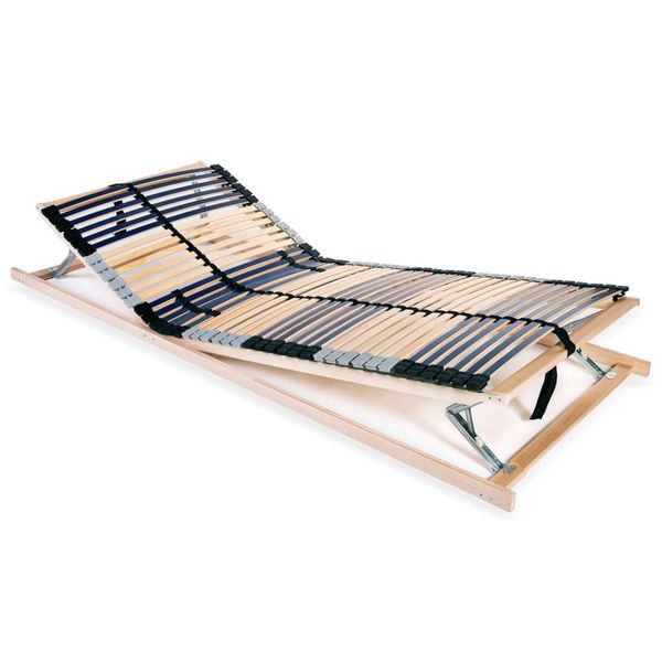 vidaXL Lamelový posteľný rošt so 42 lamelami a 7 zónami 70x200 cm