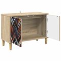 vidaXL TV skrinka OMMEN 69 x 33 x 50 cm Sonoma Kompozitné drevo