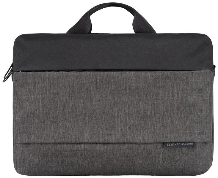 ASUS EOS 2 SHOULDER BAG, čierna Brašna, pre notebook, do 15,6", vodoodolná, šedá